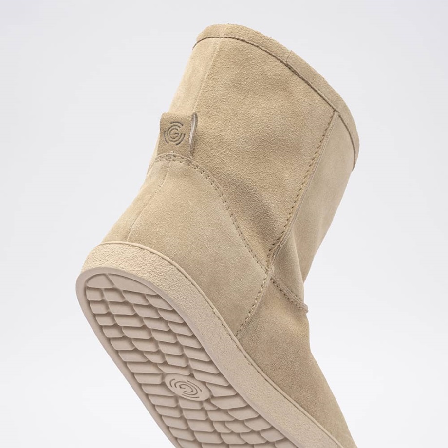 Groundies Suomi Beige Cozy Boot Women