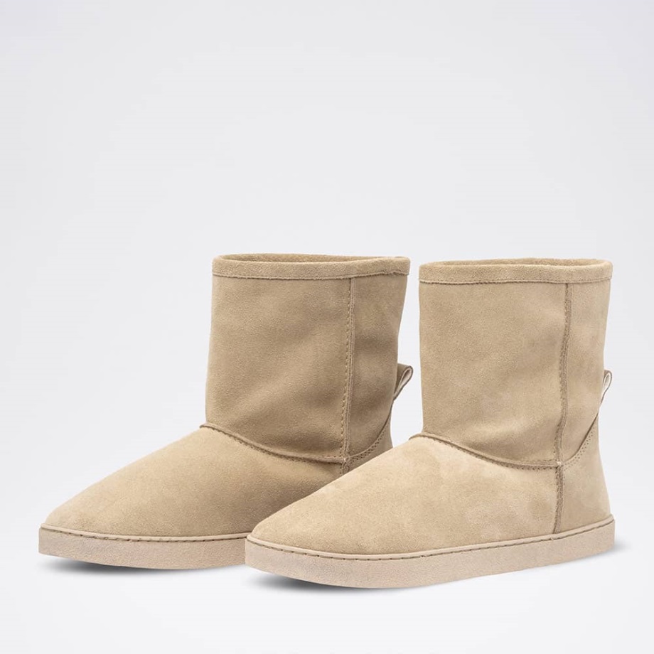 Groundies Suomi Beige Cozy Boot Women