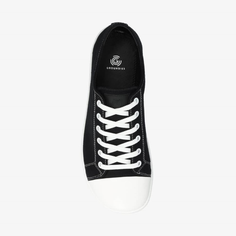 True Star Low Vegan Women Black Groundies Suomi